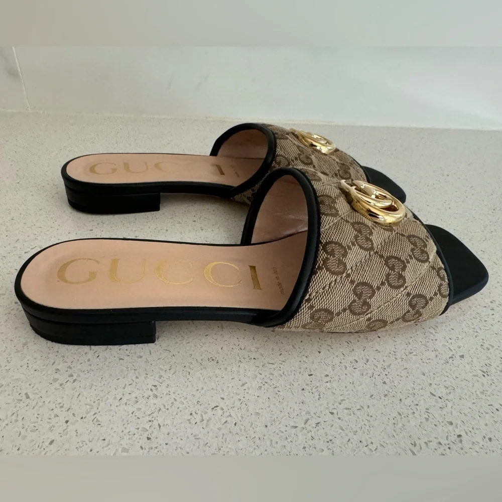 SOLD Gucci Jolie Slide Sandal EU 38.5 US 8.5 - Picture 4 of 8